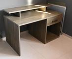 Kleerkast + bureau + plank + spiegel + nachtkastje, Ophalen, Zo goed als nieuw