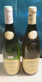 2x Vin de Savoie - Chignin - La Marechale - 1996-1998, Frankrijk, Ophalen of Verzenden, Vol, Witte wijn