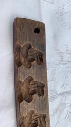 Speculaas marsepein? Oude vorm plank in hout, BOOTJES, Ophalen of Verzenden