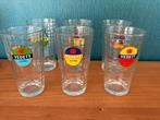 Set 6 Vedett mozaïek glazen, Verzamelen, Ophalen of Verzenden, Zo goed als nieuw, Bierglas