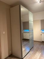 Kleerkast dubbele deur, Huis en Inrichting, Kasten | Kleerkasten, Ophalen, Gebruikt, 200 cm of meer, Wit