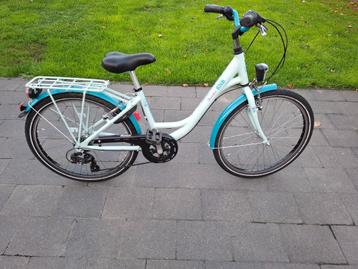 24 inch meisjesfiets, Fietsen en Brommers, Ophalen, BNB Bike, Handrem, Gebruikt