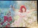 Antieke puzzel "Chasse aux papillons", ca. 1910, 300 stukjes, Ophalen of Verzenden