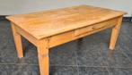 Massief grenen salontafel (H50 x B68x L120), 50 tot 100 cm, 100 tot 150 cm, Grenenhout, Gebruikt