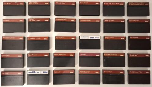 30x Sega Master System games ( cartridges ), Games en Spelcomputers, Games | Sega, Gebruikt, Master System, Overige genres, 2 spelers