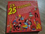 LP Various - 2 x 25 feesthits, CD & DVD, Vinyles | Compilations, 12 pouces, En néerlandais, Utilisé, Enlèvement ou Envoi