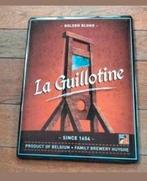 La Guillotine Brewery Huyghe metalen plaat. Conditie: nieuw!, Verzamelen, Ophalen of Verzenden, Overige merken