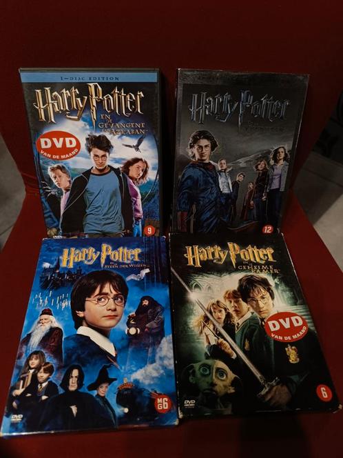4 x Harry Potter, Cd's en Dvd's, Dvd's | Science Fiction en Fantasy, Ophalen of Verzenden