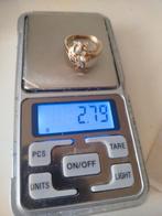 18k gouden verlovings ring met echte diamanten, Handtassen en Accessoires, Ringen, Ophalen of Verzenden