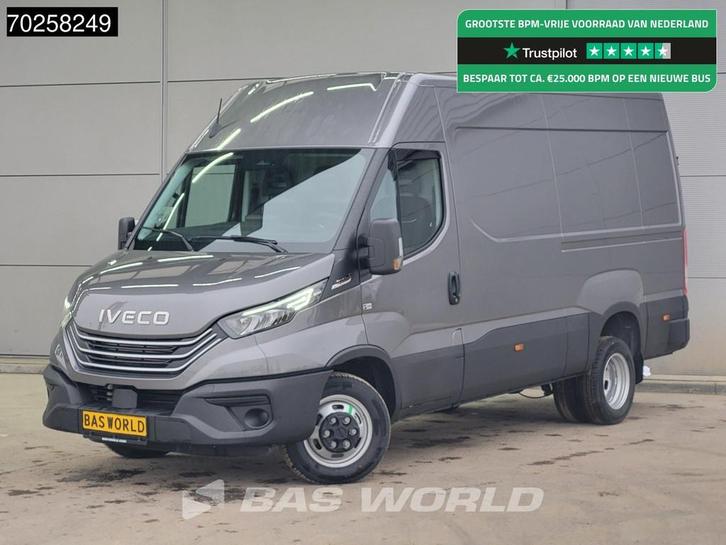 Iveco Daily 35C21 3.0L Automaat 210PK L2H2 2025-Model Dubbel, Auto's, Bestelwagens en Lichte vracht, Bedrijf, Te koop, Achteruitrijcamera