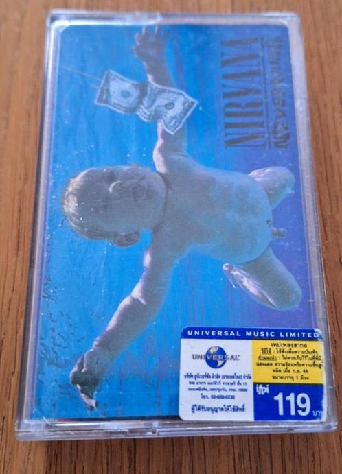 K7 - NIRVANA - Nevermind - ORIGINAL THAILAND EDITION, Cd's en Dvd's, Cassettebandjes, Gebruikt, Origineel, Rock en Metal, Ophalen