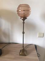 Gestileerd lampje met roze kapje uit de tijd., Antiek en Kunst, Ophalen of Verzenden