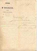 Testament de 1894 passé chez un notaire de Mesnil St Blaise, Collections, Collections Autre, Enlèvement ou Envoi