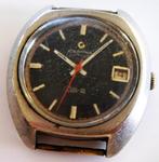 Montre Certina DS-2 automatic bleue, 1968-76, fond tortue, Enlèvement ou Envoi, Utilisé