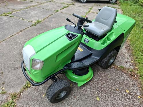 viking zitmaaier zeer netjes, Tuin en Terras, Zitmaaiers, Zo goed als nieuw, 90 tot 120 cm, Elektrische starter, Opvangbak, Ophalen