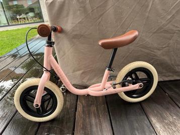 Loopfietsje met rem (b-twin, roze, 10") beschikbaar voor biedingen