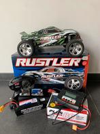 Terreinwagen Traxxas Rustler groen XL, Ophalen of Verzenden, Zo goed als nieuw