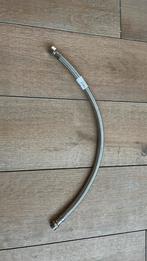 Flexibel Met Inox Omvlechting 1/2"M - 1/2"F - 60 cm, Ophalen of Verzenden, Nieuw, Inox