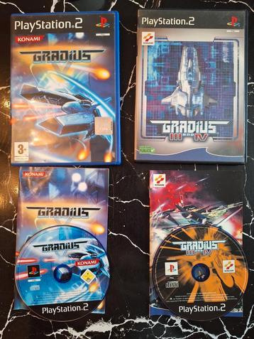 2 jeux Sony Playstation 2 RARE ! GRADIUS 3 & 4 + GRADIUS V !