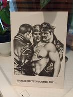 TOM OF FINLAND carte postale vintage cuir gay LGBT 4, Collections, Cartes postales | Thème, Non affranchie, 1980 à nos jours, Enlèvement ou Envoi