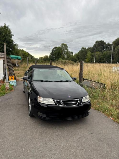 Saab cabrio, Auto's, Saab, Particulier, Saab 9-3, Benzine, Euro 4, Cabriolet, 2 deurs, Automaat, Zwart, Beige, Leder, Onderhoudsboekje