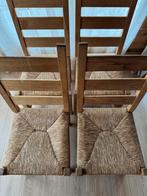 6 massief eiken stoelen in zeer goede staat, doe een bod ️, Huis en Inrichting, Ophalen, Zo goed als nieuw