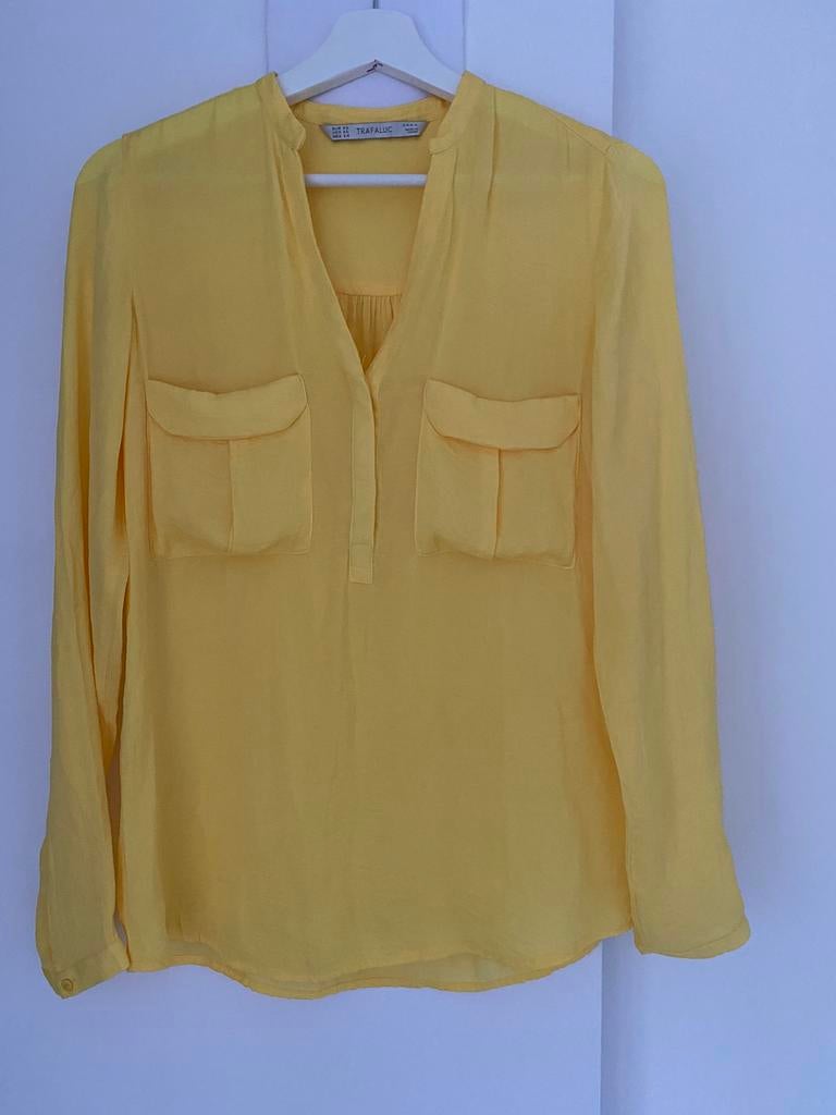 Zara blouse geel maat XS, Ophalen of Verzenden, Zo goed als nieuw, Maat 34 (XS) of kleiner, Geel