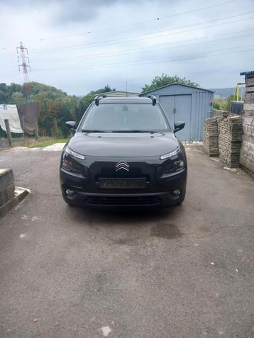 Citroen C4 Cactus noir 1.2 essence 150.000km année 2016., Auto's, Automaat, Zwart, Parkeercamera, Zwart