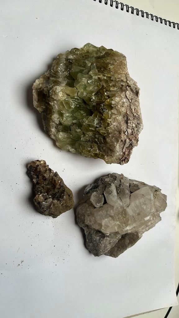 3 mineralen, Verzamelen, Mineralen en Fossielen, Mineraal, Ophalen