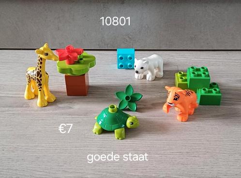 Duplo 10801 babydieren, Kinderen en Baby's, Speelgoed | Duplo en Lego, Gebruikt, Duplo, Complete set, Ophalen of Verzenden