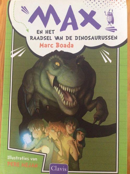 Marc Boada - Max en het geheim van de dinosaurussen, Livres, Livres pour enfants | Jeunesse | 10 à 12 ans, Utilisé, Enlèvement ou Envoi