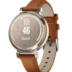 Garmin Lily 2 classic (cream gold met lichtbruin leer), Handtassen en Accessoires, Sporthorloges, Ophalen, Wit