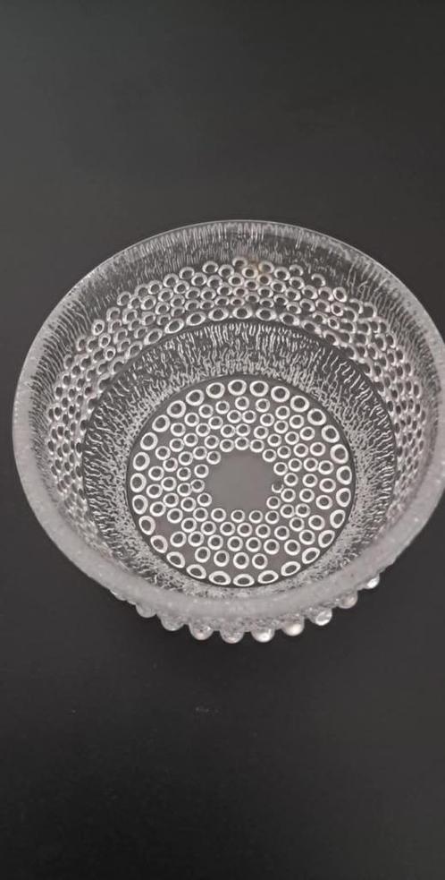 Bol ou photophore en verre finlandais, Antiek en Kunst, Antiek | Glaswerk en Kristal, Ophalen