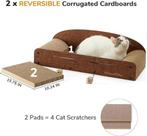 Grattoir pour chat en carton | lit à gratter durable | lit e, Neuf, Griffoir, -, -