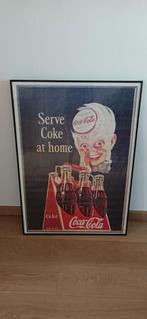 coca cola reclame poster, Verzamelen, Posters, Ophalen of Verzenden, Gebruikt, Reclame