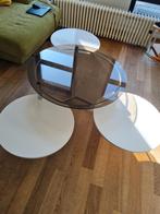 jaren 70 salontafel, Huis en Inrichting, Ophalen, Gebruikt, Glas