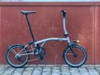Brompton T Line - Titanium 7,7 kg, Fietsen en Brommers, Fietsen | Vouwfietsen, Ophalen, Brompton, 16 tot 18 inch, Versnellingen