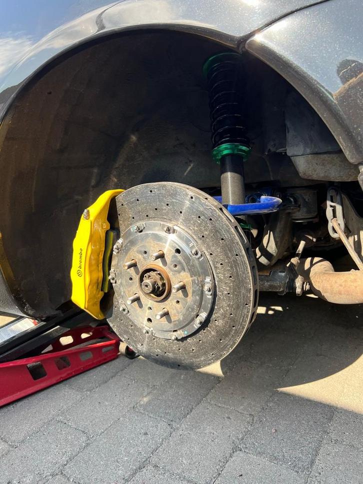 Velgen 19inch met Complete set Brembo keramische remschijven, Autos : Pièces & Accessoires, Pneus & Jantes, Jante(s), 19 pouces