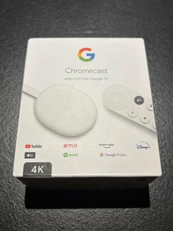 Google Chromecast met Google TV 4K (zgan) beschikbaar voor biedingen