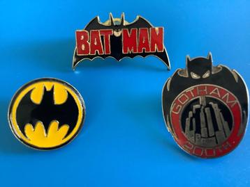 VINTAGE GEËMAILLEERDE BATMAN MOVIE PINS JAREN 80 . beschikbaar voor biedingen