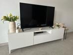 Meuble TV blanc, 150 à 200 cm, Comme neuf, Synthétique, 25 à 50 cm