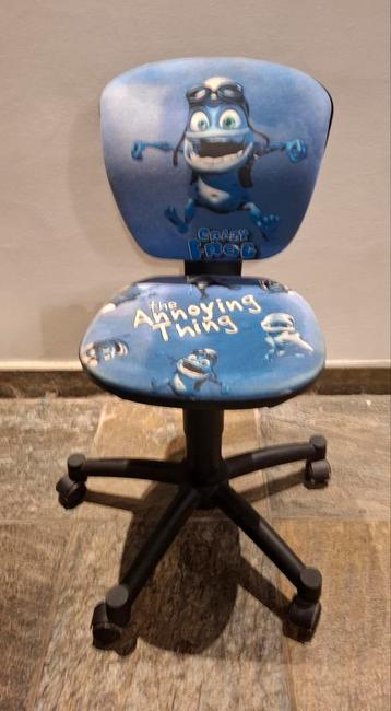 Zeldzame vintage Crazy frog bureaustoel beschikbaar voor biedingen