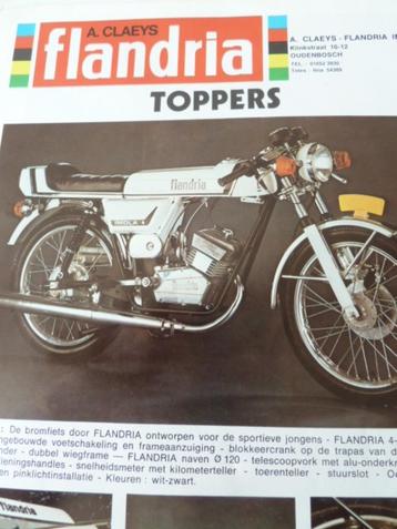 brochure FLANDRIA  cyclomoteurs ancien oldtimer ancètre, Enlèvement ou Envoi, Dépliant