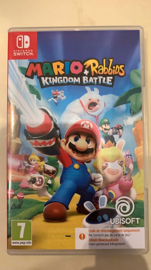 Jeu Mario+Rabbids Kingdom battle, Consoles de jeu & Jeux vidéo, Jeux | Nintendo Switch, Neuf, Autres genres, 2 joueurs, À partir de 7 ans