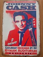 Metalen wandplaat Johnny Cash, Ophalen of Verzenden, Nieuw