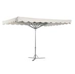 Marktparasol/paraplu met voet 2 stuks - in zeer goede staat, Tuin en Terras, Ophalen, Zo goed als nieuw, Waterdicht