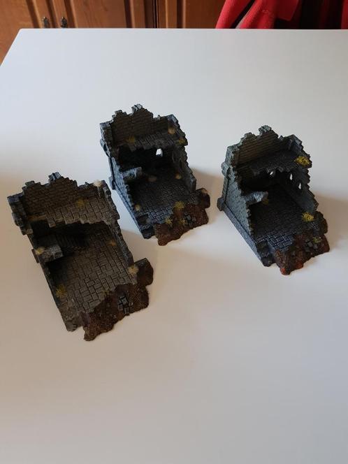 resin gebouwen 28mm 1/56 tabletop terrein stukken, Hobby en Vrije tijd, Wargaming, Ophalen of Verzenden