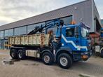 MAN 35.414 Haakarmsysteem/ 8X4/ Terex Atlas Kraan 165.2/ Con, Euro 2, Gebruikt, Zwart, Blauw