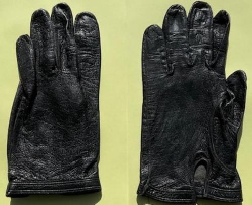 1 Paar zwarte zachte lederen dameshandschoenen, Kleding | Dames, Mutsen, Sjaals en Handschoenen, Zo goed als nieuw, Handschoenen