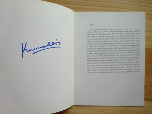 Jannis Kounellis 1976 - **signed**, Boeken, Kunst en Cultuur | Beeldend, Gelezen, Schilder- en Tekenkunst, Ophalen of Verzenden